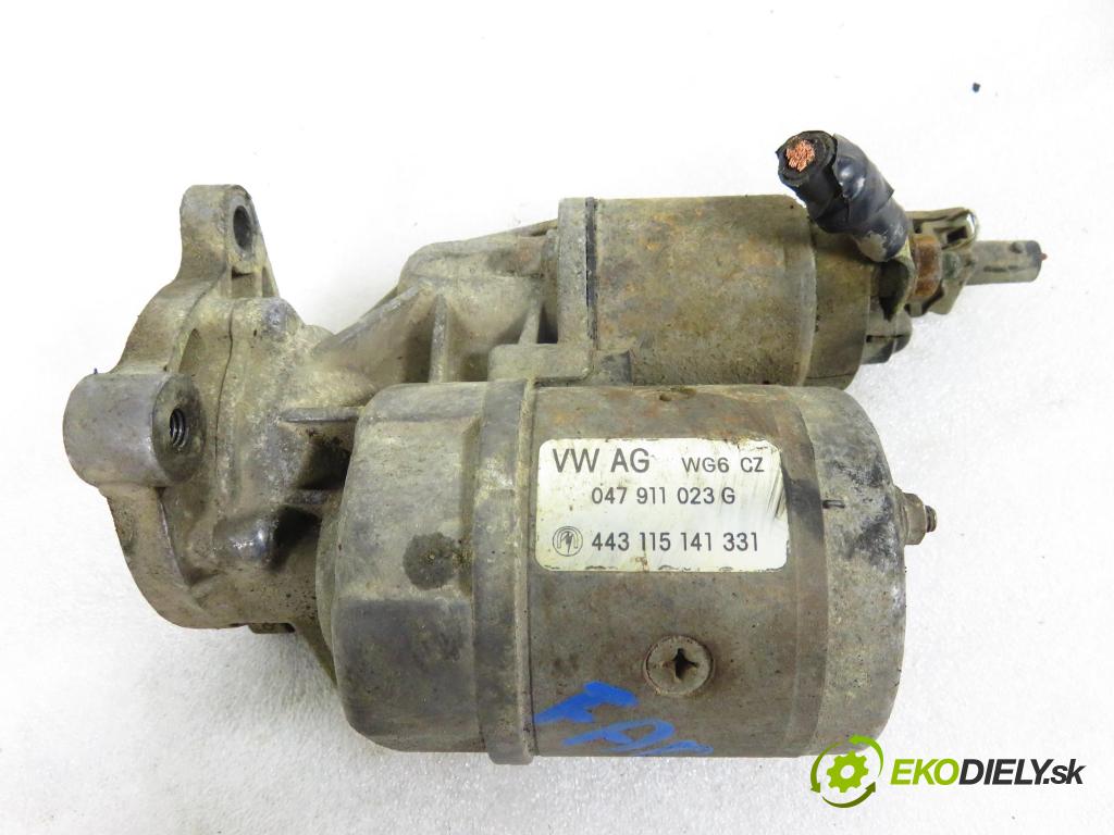 SKODA FABIA I (6Y2) HB 2001 50,00 1.4 - AQW 1397,00 Štartér 047911023G ; 443115141331 (Štartéry)