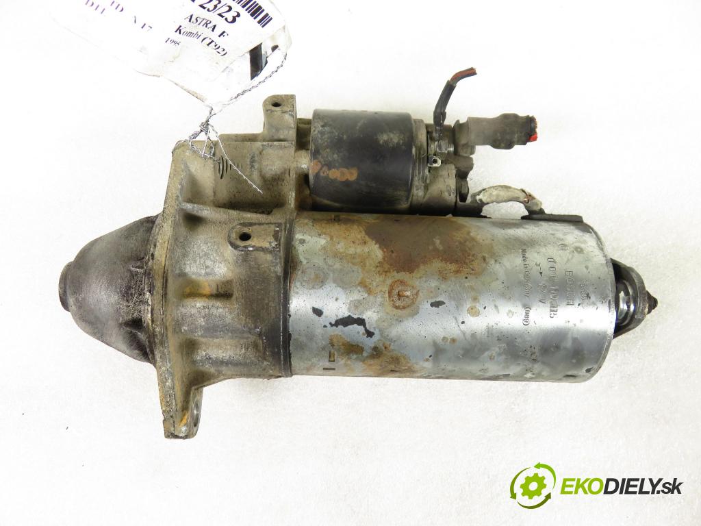 OPEL ASTRA F Kombi (T92) KOMBI 1995 50,00 1.7 TD (GM) - X 17 DTL 1700,00 Štartér 0001110115 ; 2339303219719 ; 1005821443 (Štartéry)