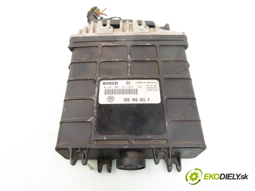 FORD GALAXY (WGR) MINIVAN 1998 66,00 1.9 TDI - AHU 1896,00 Riadiaca jednotka Motor 028906021P ; 0281001251