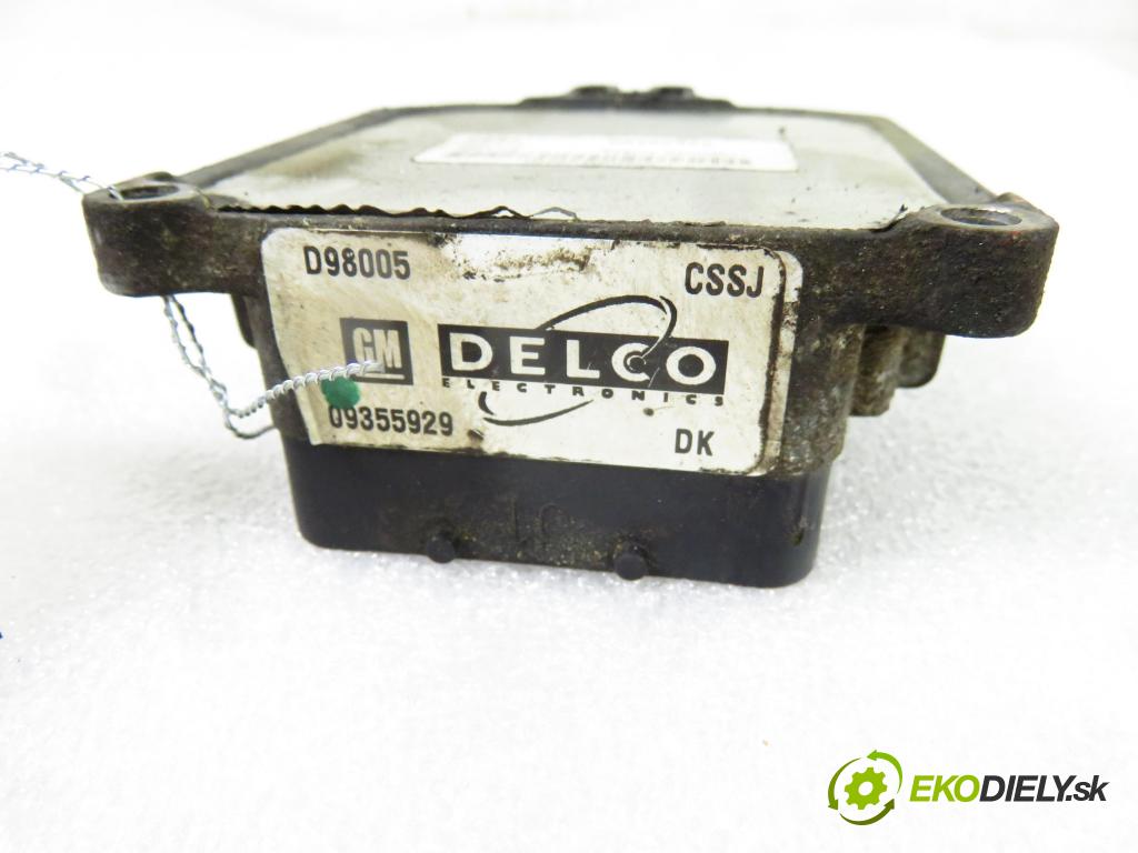 OPEL ASTRA G liftback (T98) HB 1998 74,00 1.6 16V - X 16 XEL 1598,00 Riadiaca jednotka Motor 09355929