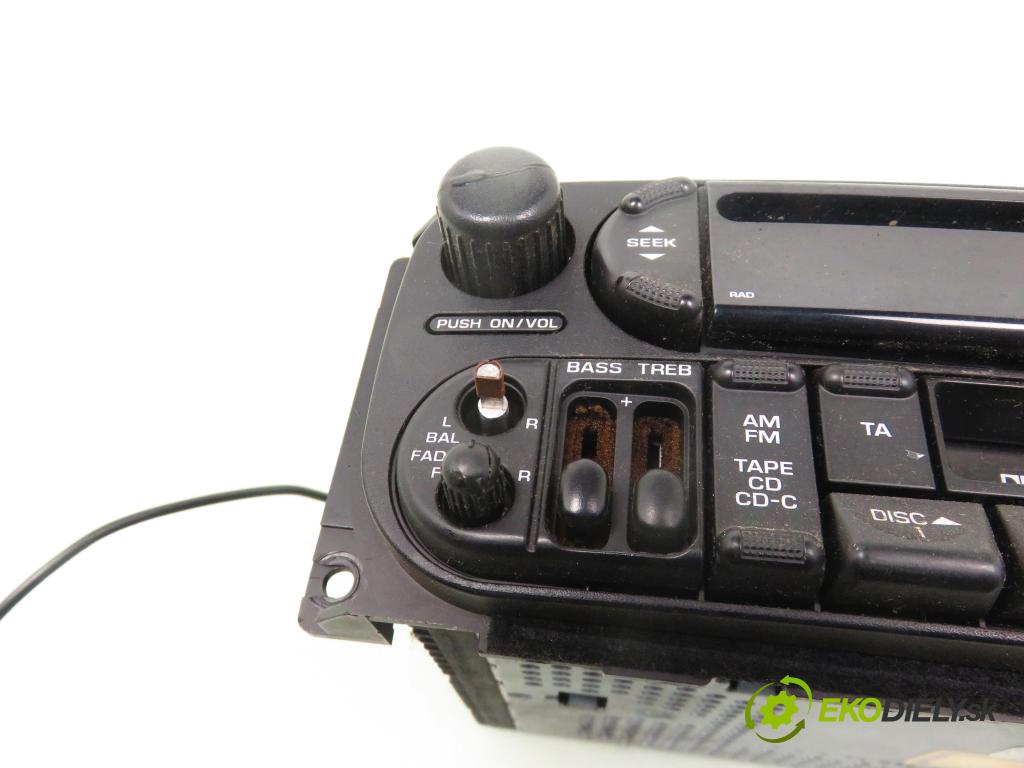 CHRYSLER PT CRUISER (PT_) MINIVAN 2002 104,00 2 - ECC 1996,00 RADIO Modul P56038585AO