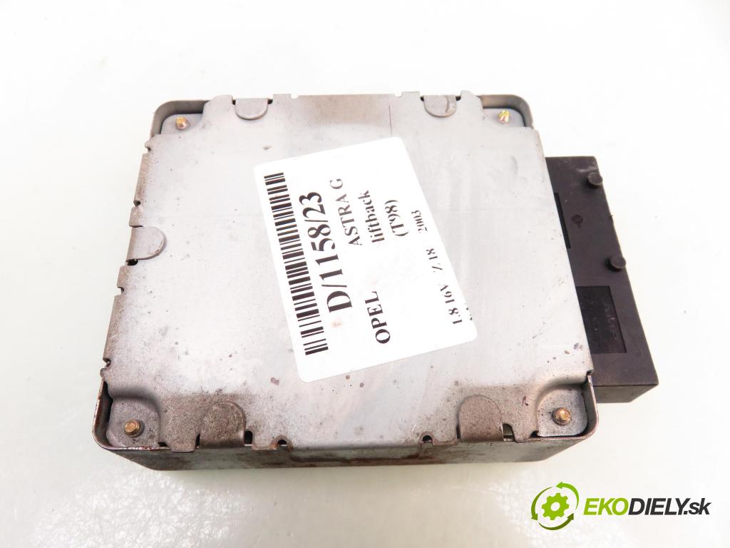 OPEL ASTRA G liftback (T98) HB 2003 92,00 1.8 16V - Z 18 XE 1796,00 Riadiaca jednotka prevodovky 09227854 ; 09227854B