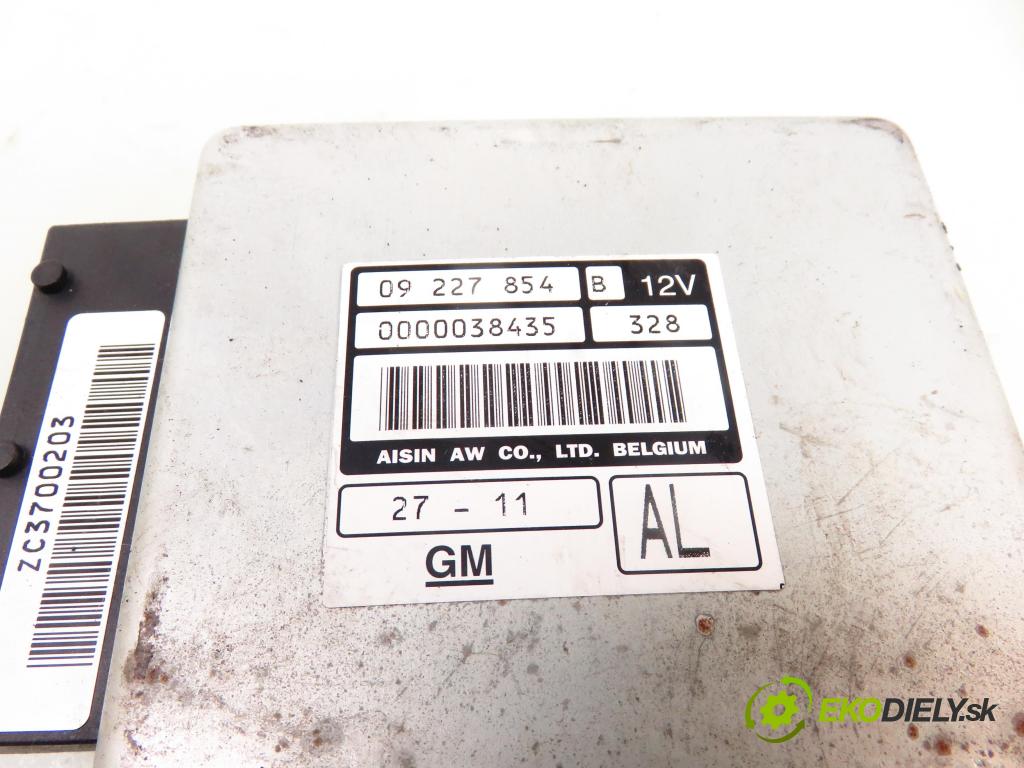 OPEL ASTRA G liftback (T98) HB 2003 92,00 1.8 16V - Z 18 XE 1796,00 Riadiaca jednotka prevodovky 09227854 ; 09227854B