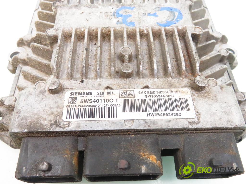 CITROEN C3 I (FC_) HB 2004 50,00 1.4 HDi 8V - 8HX 1398,00 řídící jednotka motora 5WS40110CT ; SW9653447480 ; HW9648624280