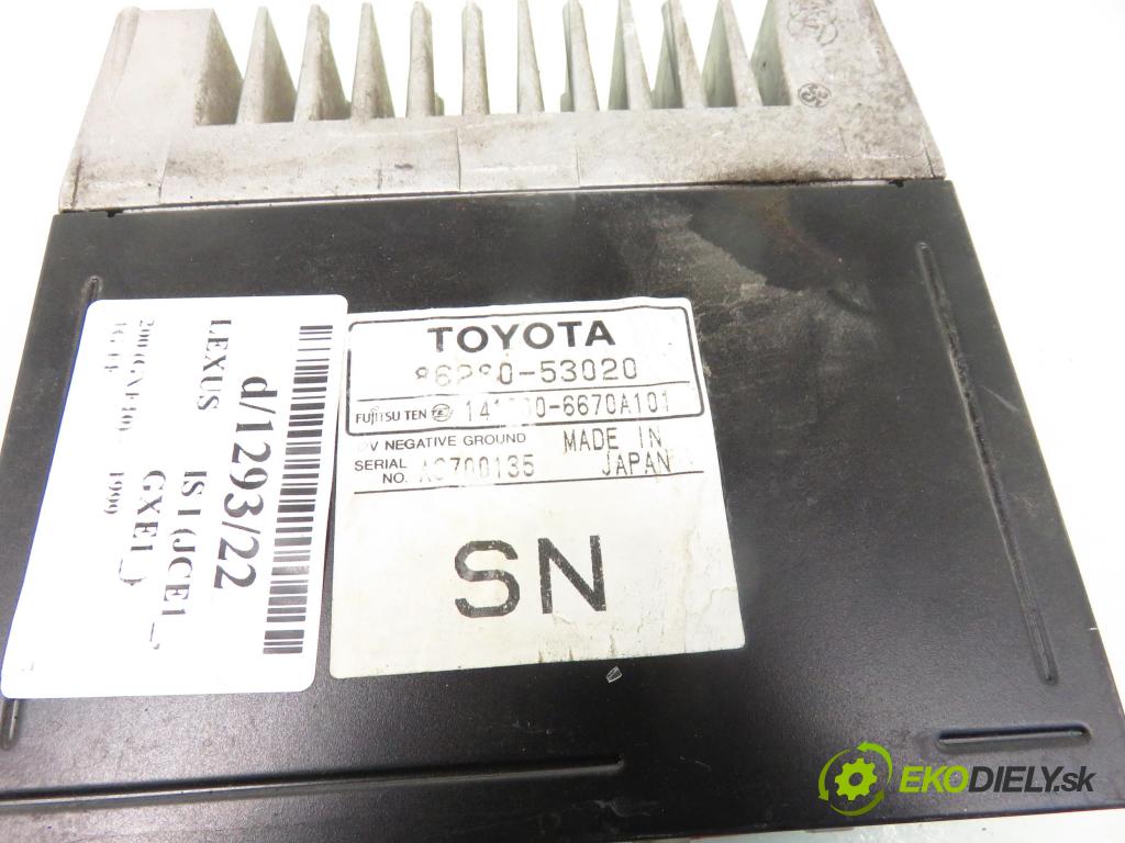 LEXUS IS I (JCE1_, GXE1_) SEDAN 1999 114,00 200 (GXE10) - 1G-FE 1988,00 Zosilňovač 8628053020 (Zosilňovače)