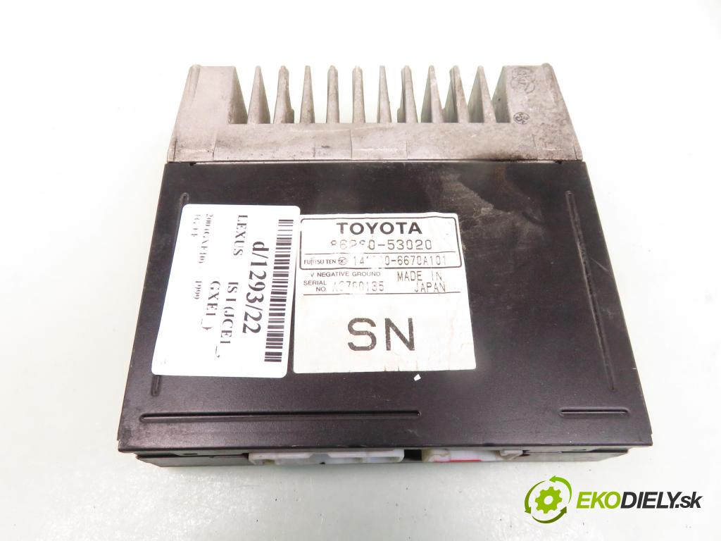 LEXUS IS I (JCE1_, GXE1_) SEDAN 1999 114,00 200 (GXE10) - 1G-FE 1988,00 Zosilňovač 8628053020 (Zosilňovače)