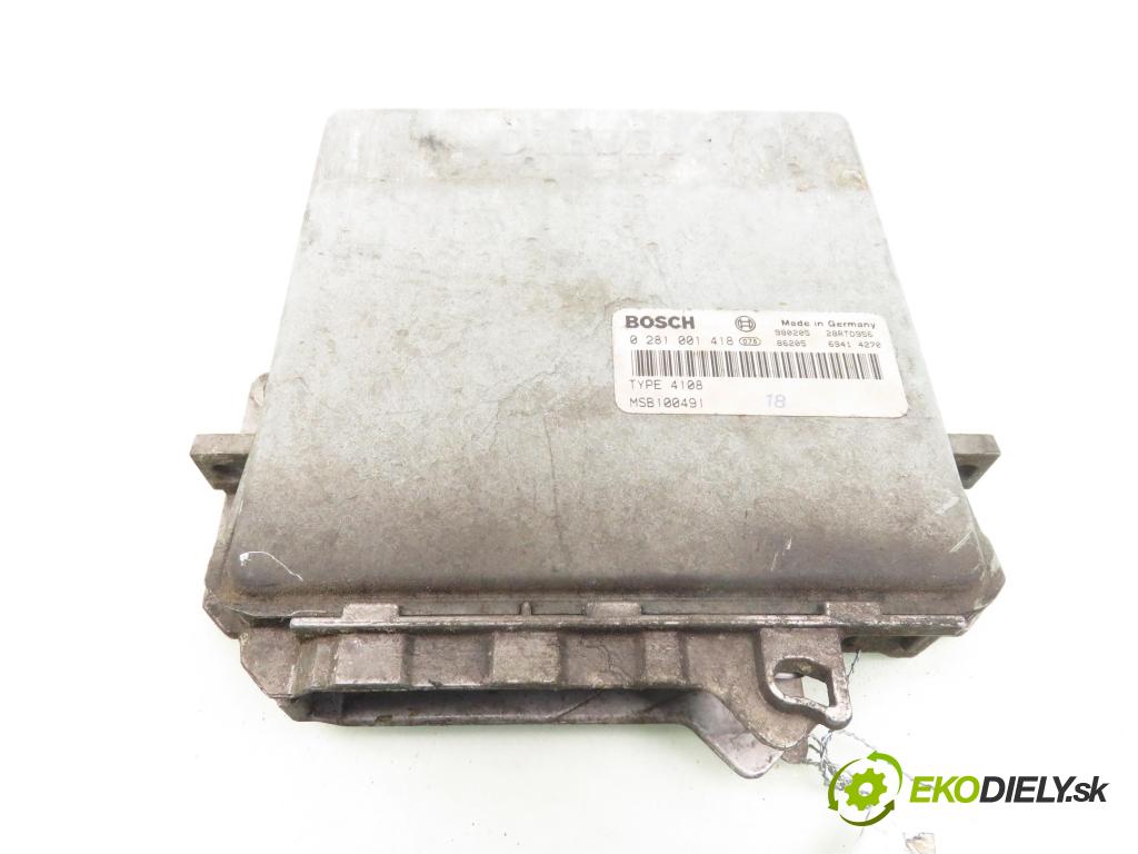 ROVER 400 (RT) SEDAN 1998 77,00 420 Di - 20 T2N 1994,00 Riadiaca jednotka Motor 0281001418 ; MSB100491
