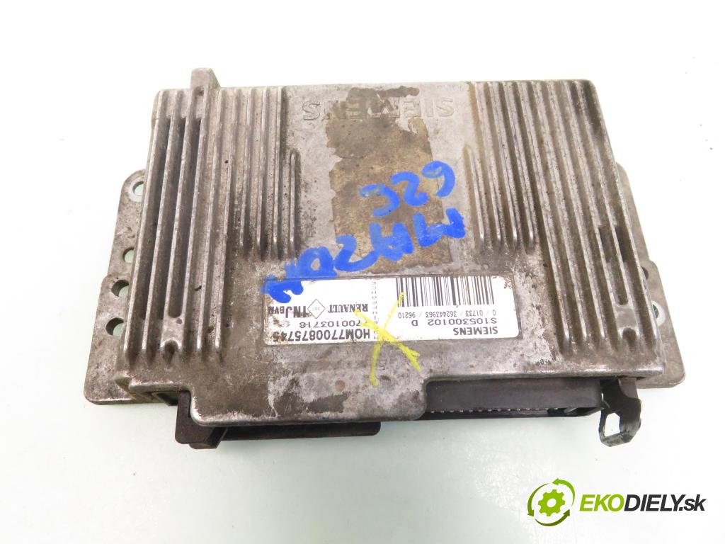 RENAULT MEGANE Scenic (JA0/1_) MINIVAN 1997 66,00 1.6 e (JA0F) - K7M 702 1598,00 řídící jednotka motora S105300102D ; HOM7700875745