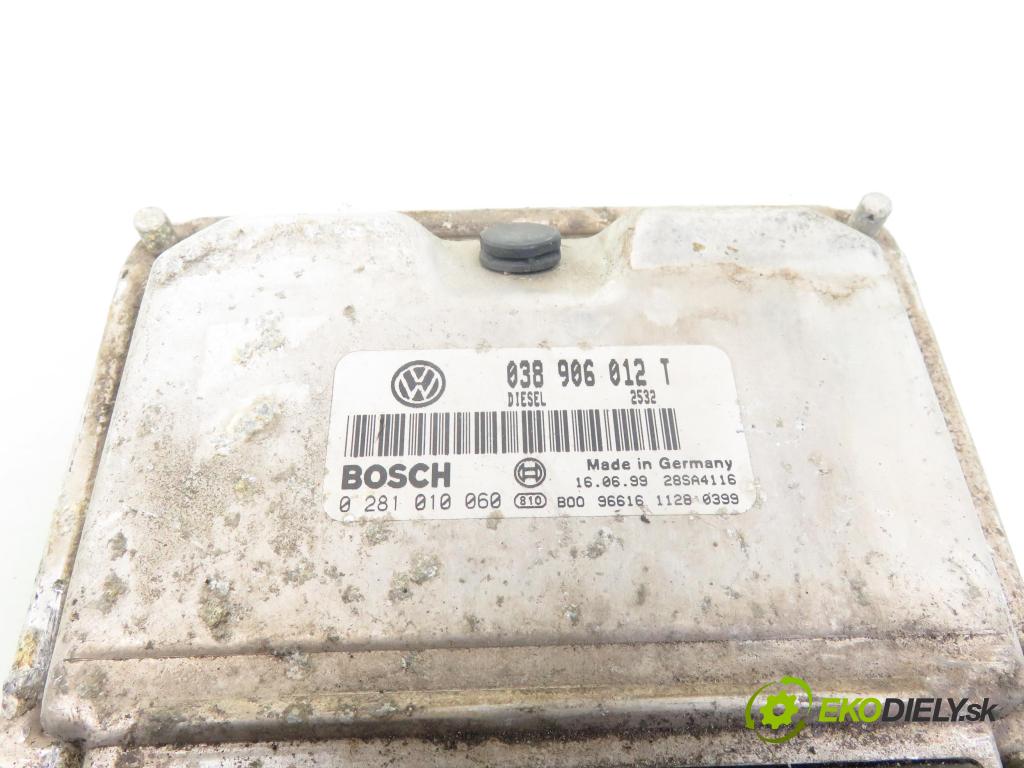 SEAT TOLEDO II (1M2) SEDAN 1960 81,00 1.9 TDI 110 - AHF 1896,00 Riadiaca jednotka Motor 038906012T ; 0281010060