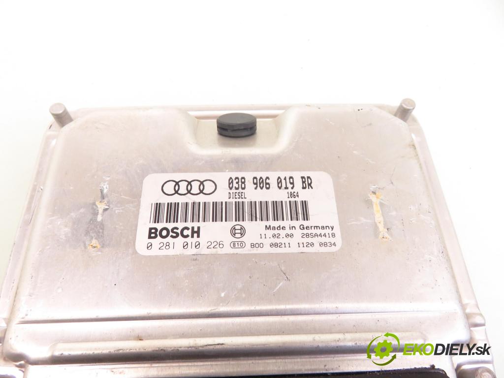 AUDI A4 (8D2, B5) SEDAN 2000 85,00 1.9 TDI - AJM 1896,00 Riadiaca jednotka Motor 038906019BR ; 0281010226