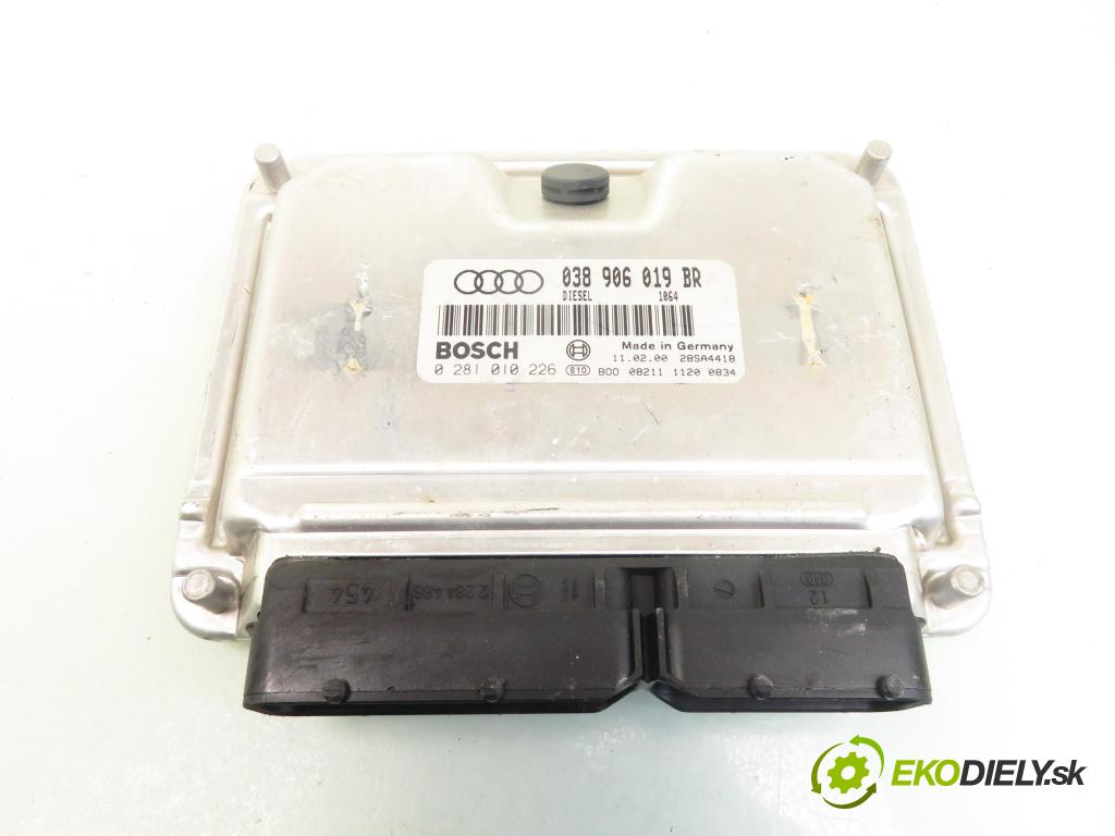 AUDI A4 (8D2, B5) SEDAN 2000 85,00 1.9 TDI - AJM 1896,00 Riadiaca jednotka Motor 038906019BR ; 0281010226
