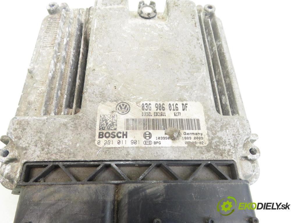 VW GOLF V (1K1) HB 2005 77,00 1.9 TDI - BXE 1896,00 Riadiaca jednotka Motor 03G906016DF ; 0281011901