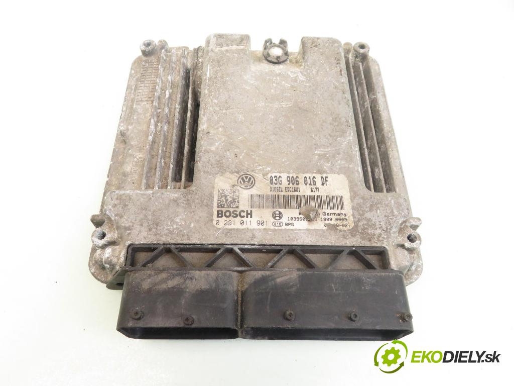 VW GOLF V (1K1) HB 2005 77,00 1.9 TDI - BXE 1896,00 Riadiaca jednotka Motor 03G906016DF ; 0281011901