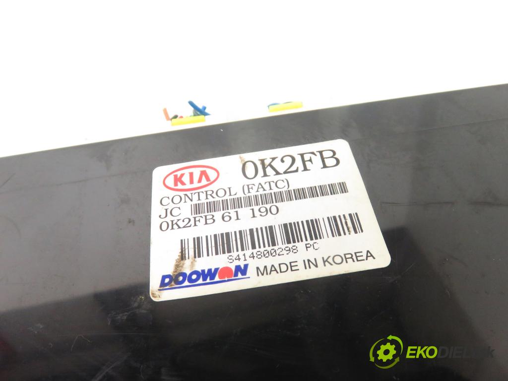 KIA CARENS II (FJ) MINIVAN 2004 83,00 2.0 CRDi - D4EA 1991,00 Panel kúrenia KLIMATRONIK 0K2FB61190