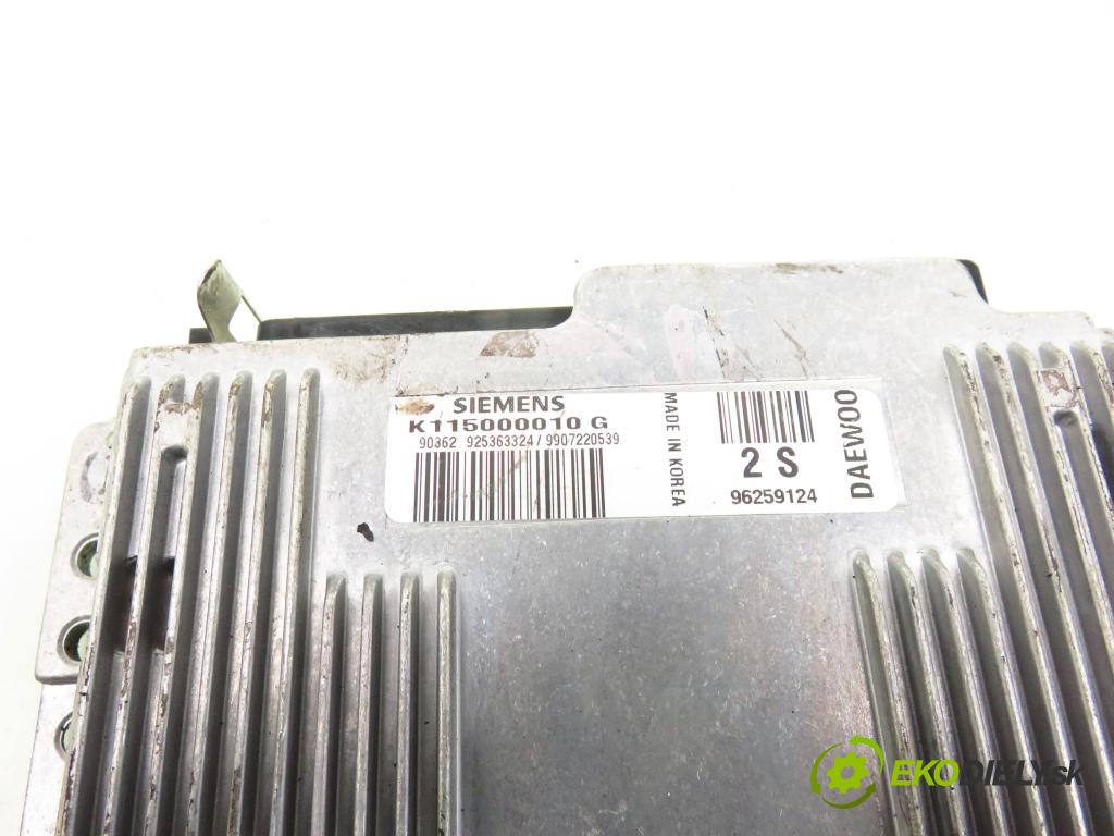 DAEWOO MATIZ (M100, M150) HB 2002 38,00 0.8 52 - F8CV 796,00 řídící jednotka motora K115000010G