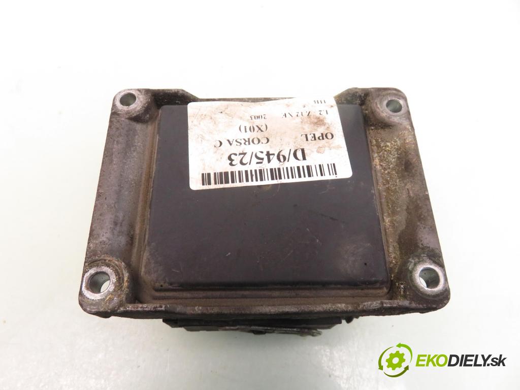 OPEL CORSA C (X01) HB 2003 55,00 1.2 16V 75 - Z 12 XE 1199,00 Riadiaca jednotka Motor 0261207962 ; 55350552