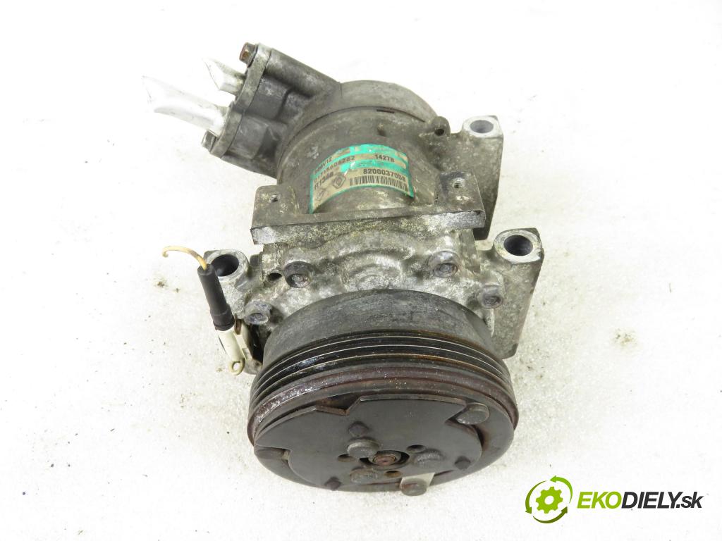 RENAULT CLIO II (BB_, CB_) HB 2002 55,00 1.2 16V 75 - D4F 712 1149,00 KOMPRESOR: klimatizace 8200037058 (Kompresory)