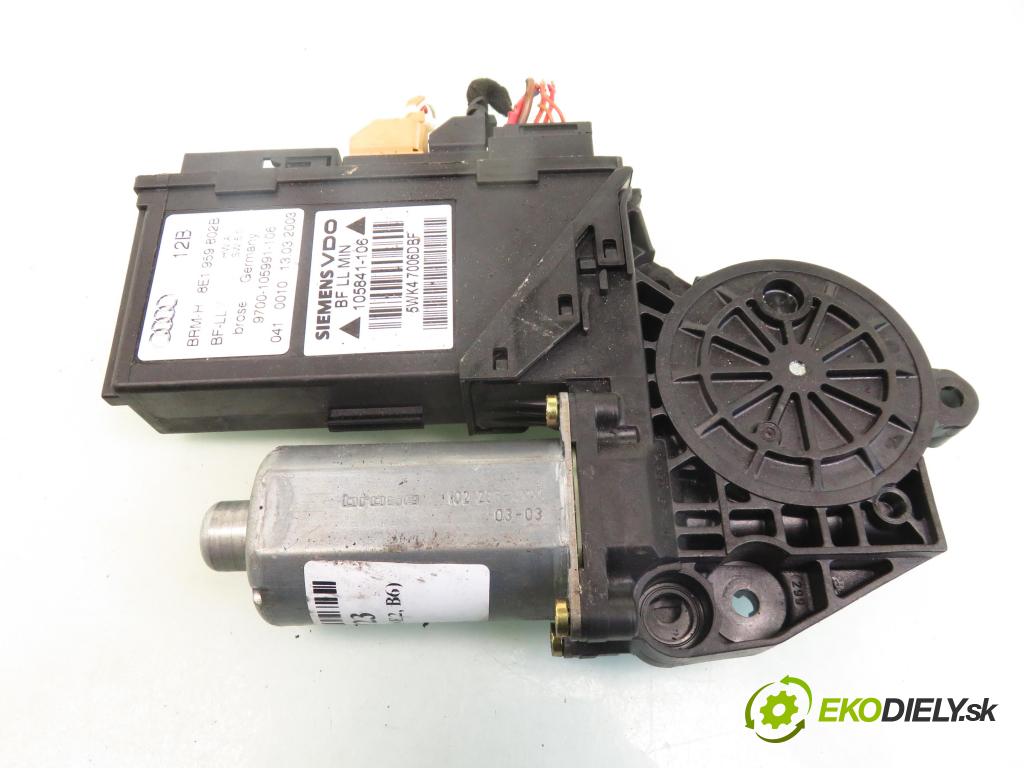 AUDI A4 (8E2, B6) SEDAN 2003 96,00 2.0 20V 130 - ALT 1984,00 motorek sťahovaní oken PP 8E1959802B ; 0130821764