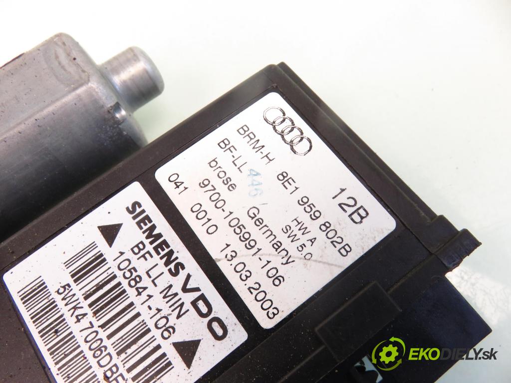 AUDI A4 (8E2, B6) SEDAN 2003 96,00 2.0 20V 130 - ALT 1984,00 motorek sťahovaní oken PP 8E1959802B ; 0130821764