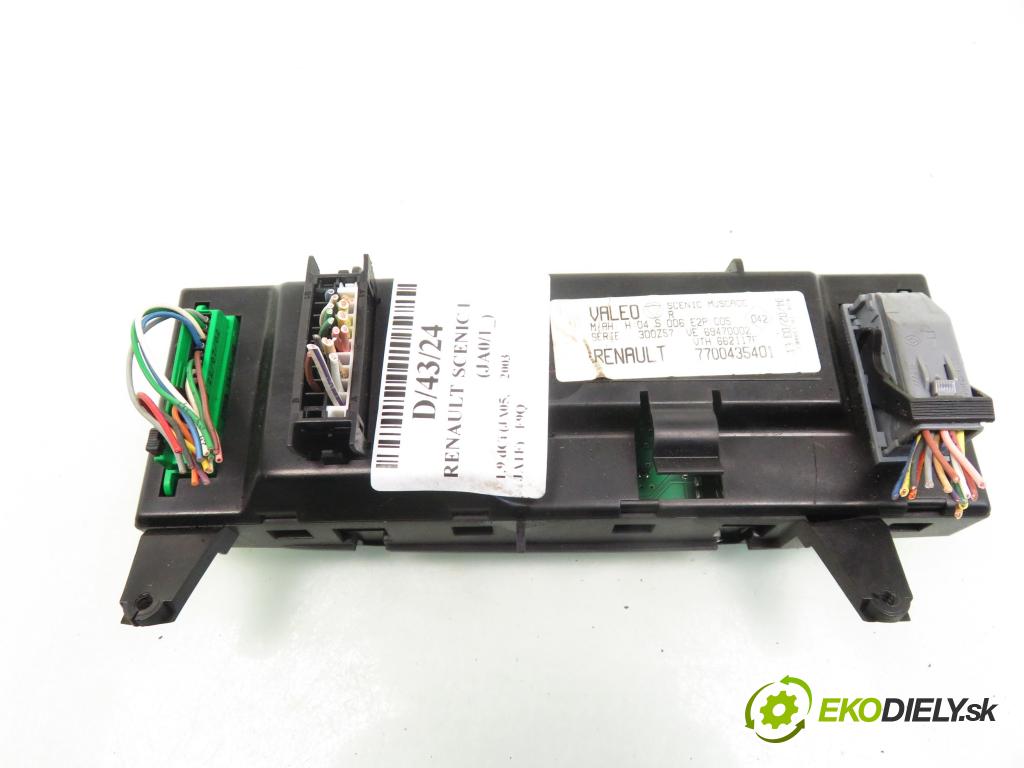 RENAULT SCENIC I (JA0/1_) MINIVAN 2003 75,00 1.9 dCi 102 - F9Q 732 1870,00 Panel kúrenia KLIMATRONIK 7700435401 ; 662117F