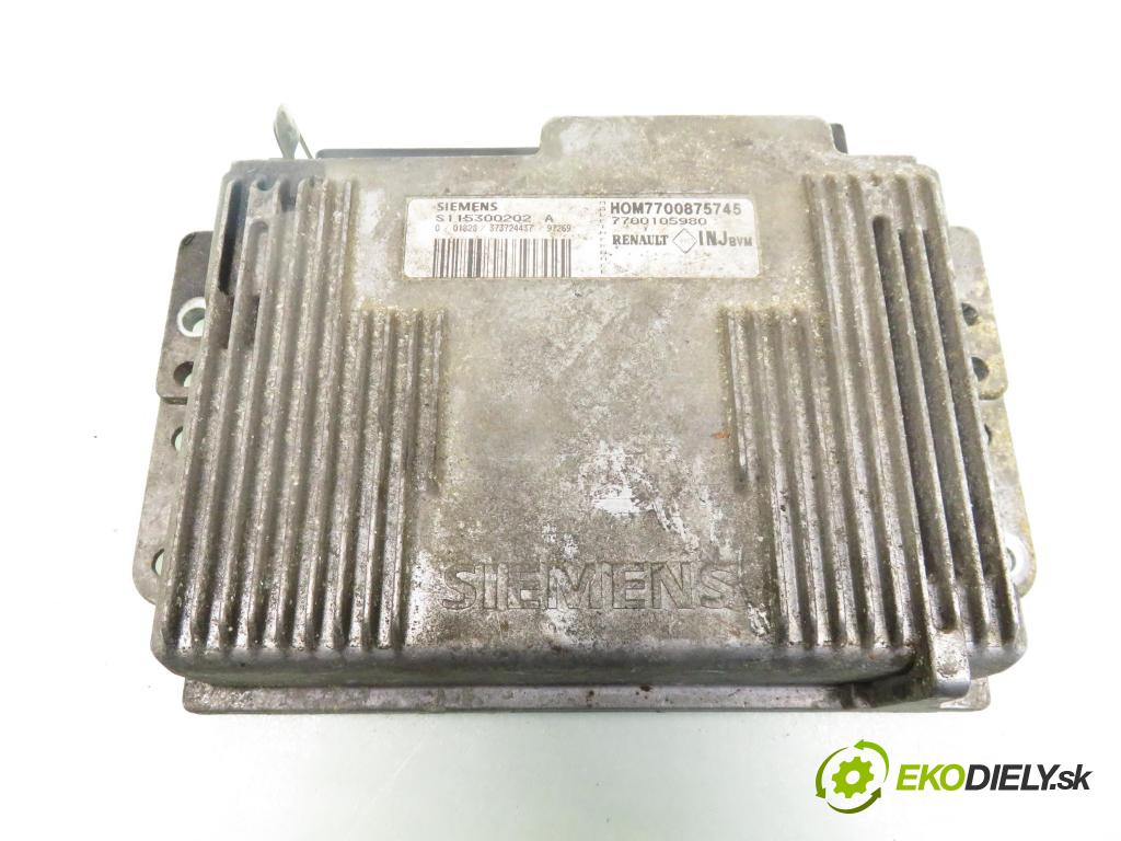 RENAULT MEGANE Scenic (JA0/1_) MINIVAN 1997 55,00 1.6 i (JA0L) - K7M 720 1598,00 Riadiaca jednotka Motor S115300202A ; HOM7700875745 ; 7700105980