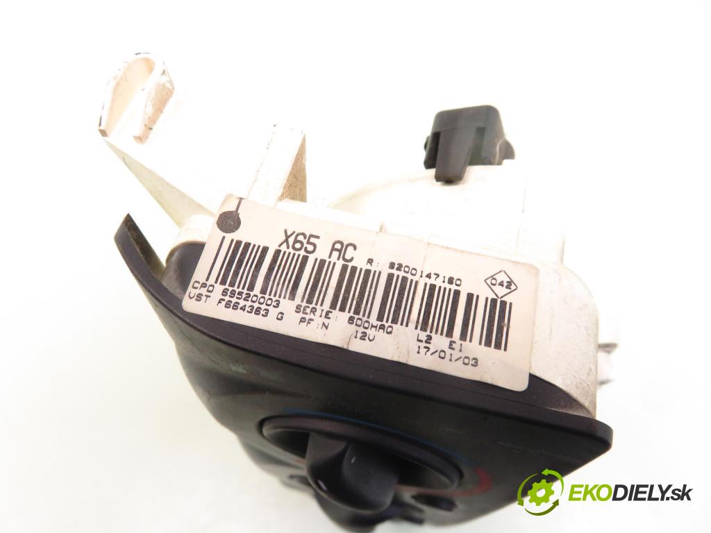 RENAULT CLIO II (BB_, CB_) HB 2003 43,00 1.2 8V 58 1149,00 Panel kúrenia KLIMATIZACE: 8200147160 ; F664363G