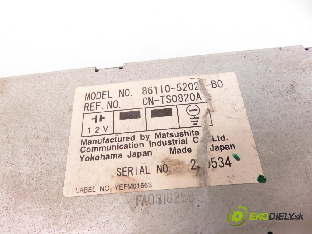 TOYOTA YARIS (_P1_) HB 2000 50,00 1.0 VVT- i 68 - 1SZ-FE 998,00 ZOBRAZIT: 8611052021B0