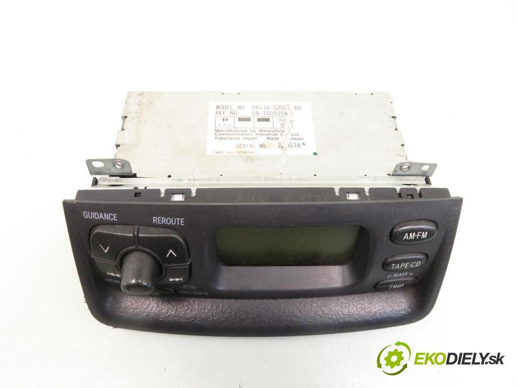 TOYOTA YARIS (_P1_) HB 2000 50,00 1.0 VVT- i 68 - 1SZ-FE 998,00 ZOBRAZIT: 8611052021B0