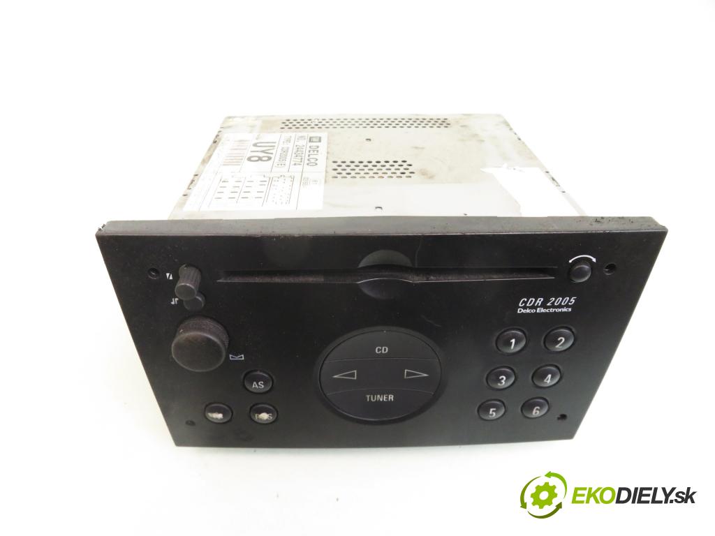 OPEL AGILA (A) (H00) MINIVAN 2000 55,00 1.2 16V - Z 12 XE 1199,00 RADIO CD 24434774 ; CDR2005