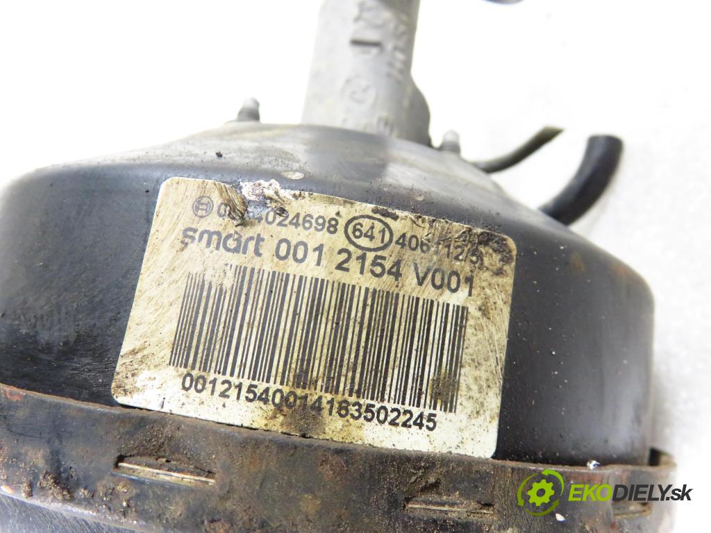 SMART FORTWO Coupe (450) HB 1999 45,00 0.6 R3 (450.332) - M 160.910 599,00 Posilovač 0204020016 ; 0009730V002 ; 0012154V001 (Servočerpadlá, pumpy riadenia)
