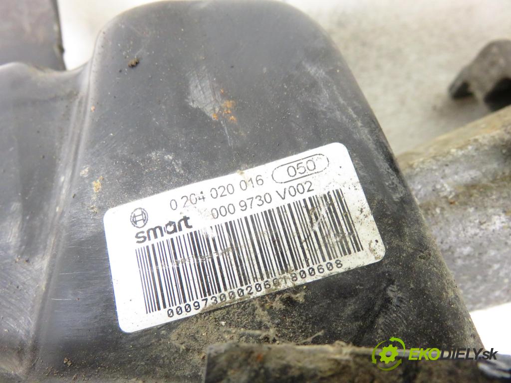 SMART FORTWO Coupe (450) HB 1999 45,00 0.6 R3 (450.332) - M 160.910 599,00 Posilovač 0204020016 ; 0009730V002 ; 0012154V001 (Servočerpadlá, pumpy riadenia)