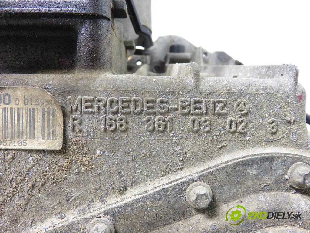 MERCEDES-BENZ KLASA A (W168) HB 1999 60,00 1.4 A 140 82 - M 166.940 1397,00 Prevodovka A1683602200 ; R1683610302