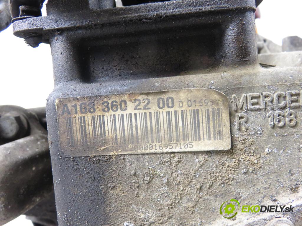 MERCEDES-BENZ KLASA A (W168) HB 1999 60,00 1.4 A 140 82 - M 166.940 1397,00 Prevodovka A1683602200 ; R1683610302