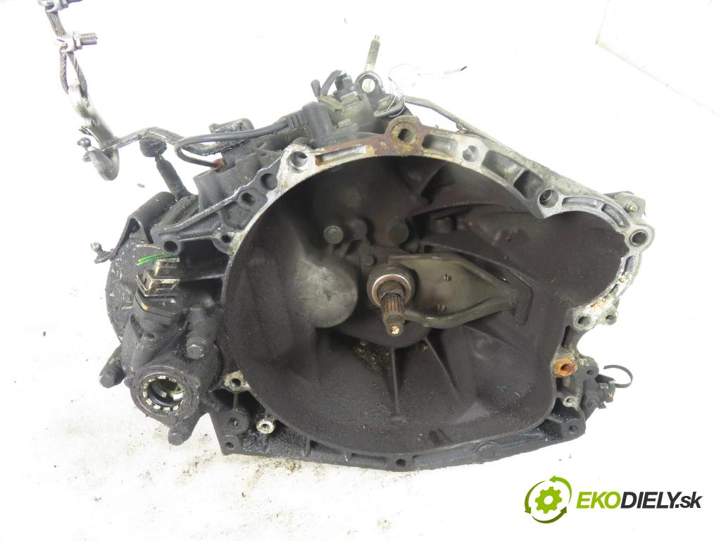PEUGEOT 206 liftback (2A/C) HB 2001 51,00 1.9 D - WJY (DW8B) 1868,00 Prevodovka MANUALNA 20DL72