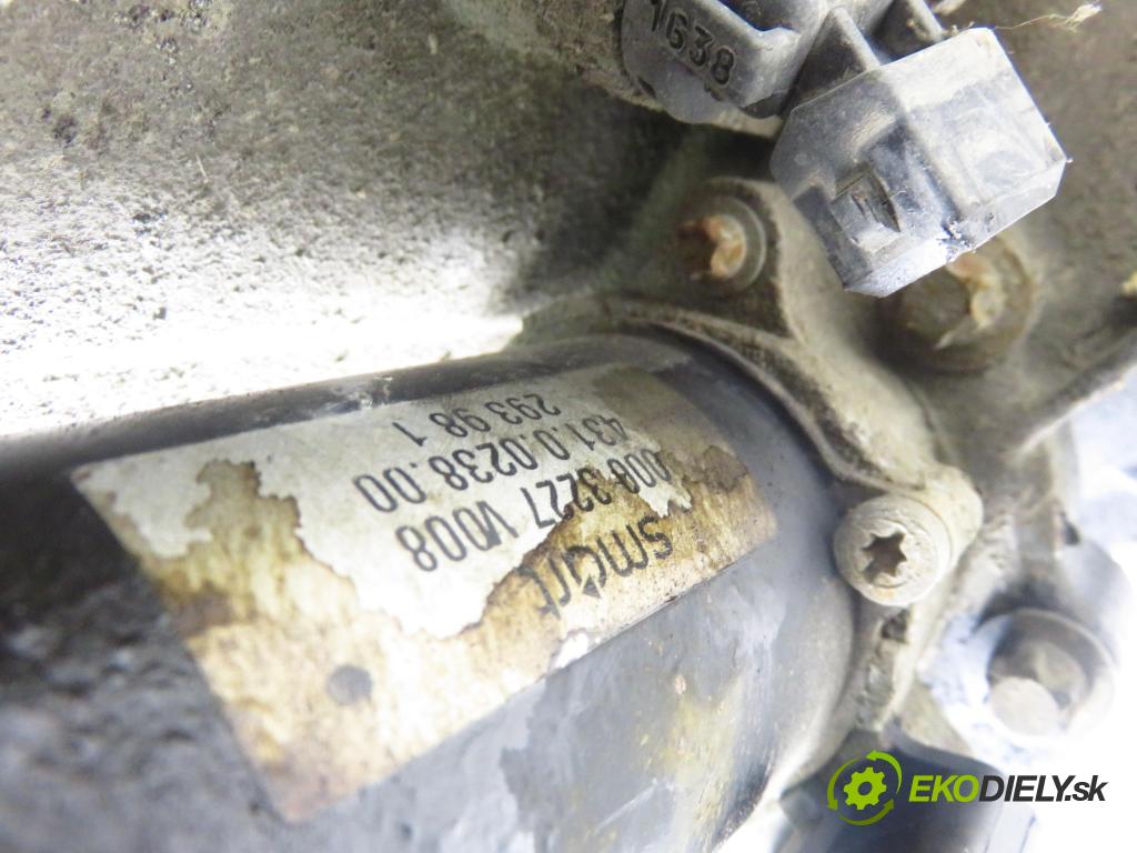 SMART FORTWO Coupe (450) HB 1999 45,00 0.6 R3 (450.332) - M 160.910 599,00 Prevodovka 4310022590 ; 4310023800 ; 0003227V008
