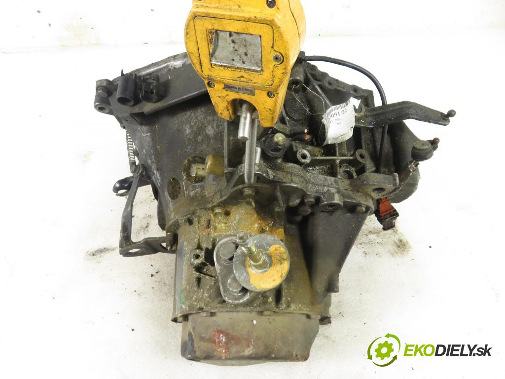 PEUGEOT 206 liftback (2A/C) HB 2001 51,00 1.9 D - WJY (DW8B) 1868,00 Prevodovka MANUALNA 20DL72
