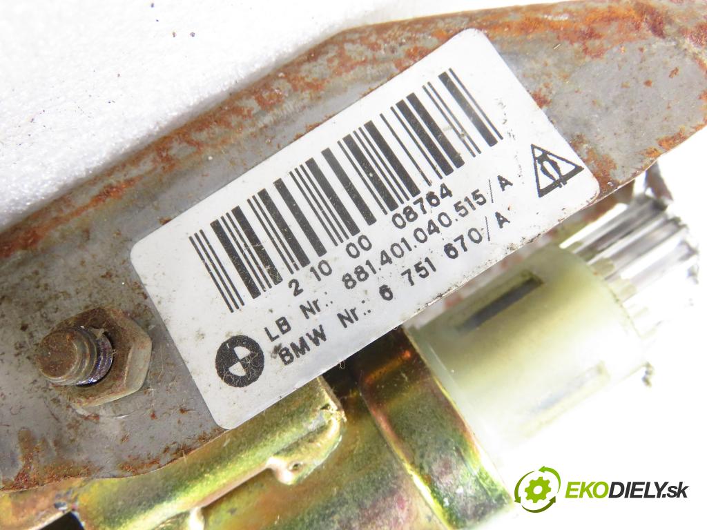 BMW 3 (E46) SEDAN 2000 77,00 316 i 105 - M43 B19 (194E1) 1895,00 Hriadeľ, tyč volantu 042119006 ; 6751670 (Tyče riadenia (volantu))