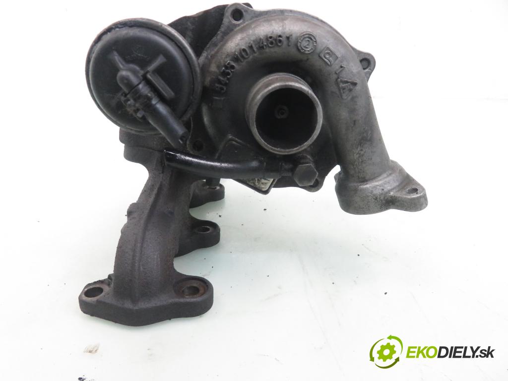 PEUGEOT 206 liftback (2A/C) HB 2003 50,00 1.4 HDi 8V 70 - 8HX 1398,00 Turbodúchadlo 54359700007 (Turbodúchadlá (kompletné))