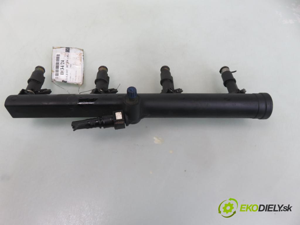 PEUGEOT 307 (3A/C) HB 2003 80,00 1.6 16V - NFU (TU5JP4) 1587,00 Lišta vstrekovacia 9628084680 (Vstrekovacie lišty)