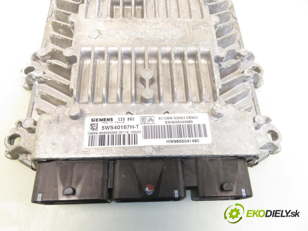 PEUGEOT 407 (6D_) SEDAN 2005 100,00 2.0 HDi 135 - RHR 1997,00 Riadiaca jednotka Motor 5WS40167HT ; SW9658345080 ; HW9655041480