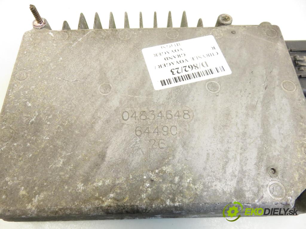 CHRYSLER VOYAGER / GRAND VOYAGER III (GS) VAN 1998 110,00 3 - EFA 2972,00 Riadiaca jednotka Motor 04834648