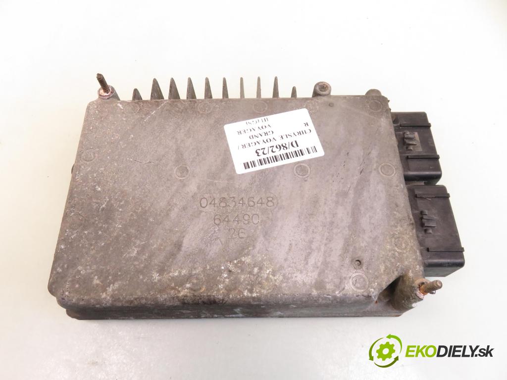 CHRYSLER VOYAGER / GRAND VOYAGER III (GS) VAN 1998 110,00 3 - EFA 2972,00 Riadiaca jednotka Motor 04834648
