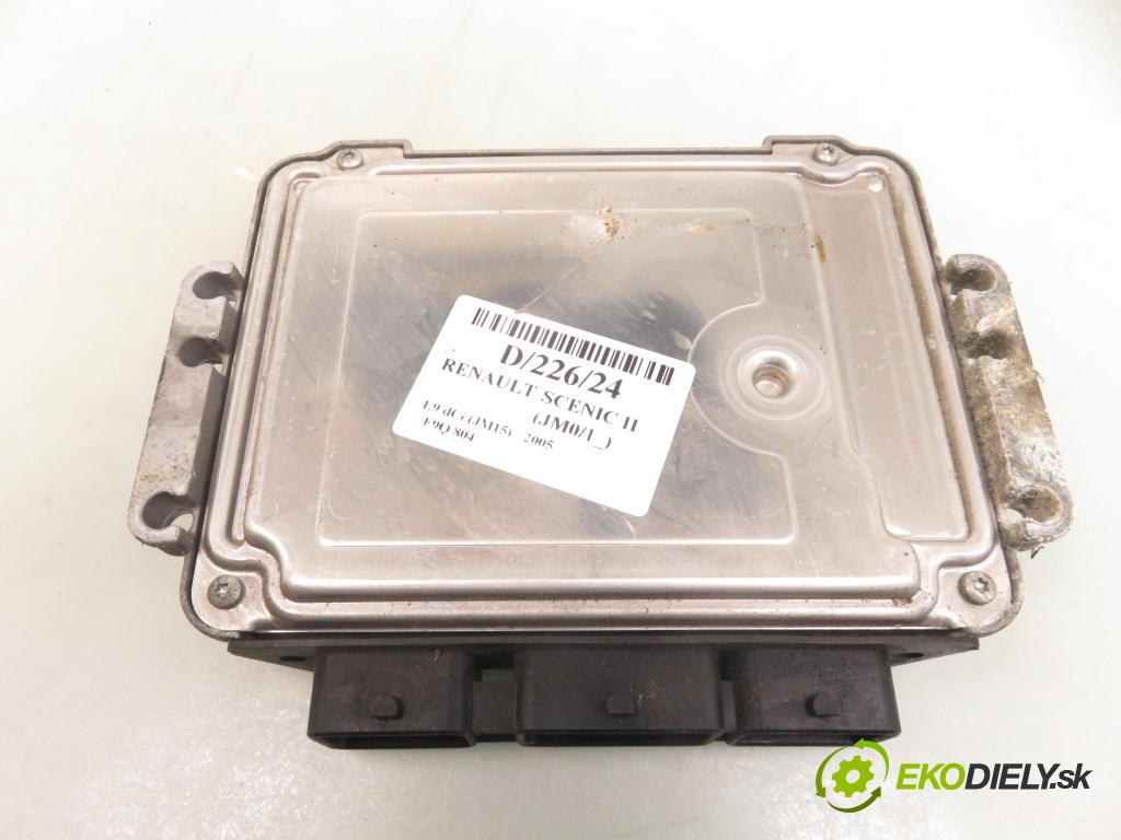 RENAULT SCENIC II (JM0/1_) MINIVAN 2005 96,00 1.9 dCi (JM15) - F9Q 804 1870,00 Riadiaca jednotka Motor 0281012589 ; 8200527725 ; 8200527756