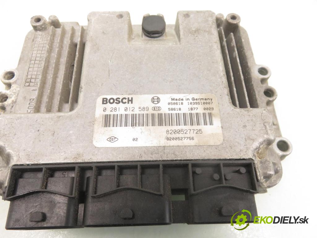 RENAULT SCENIC II (JM0/1_) MINIVAN 2005 96,00 1.9 dCi (JM15) - F9Q 804 1870,00 Riadiaca jednotka Motor 0281012589 ; 8200527725 ; 8200527756