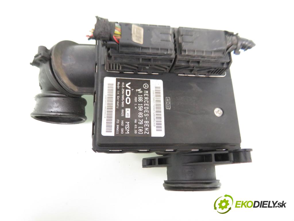 MERCEDES-BENZ KLASA A (W168) HB 1998 75,00 1.6 102 A 160 M 166.960 1598,00 Riadiaca jednotka Motor A1661500379 ; 412250005009 ; A166141082