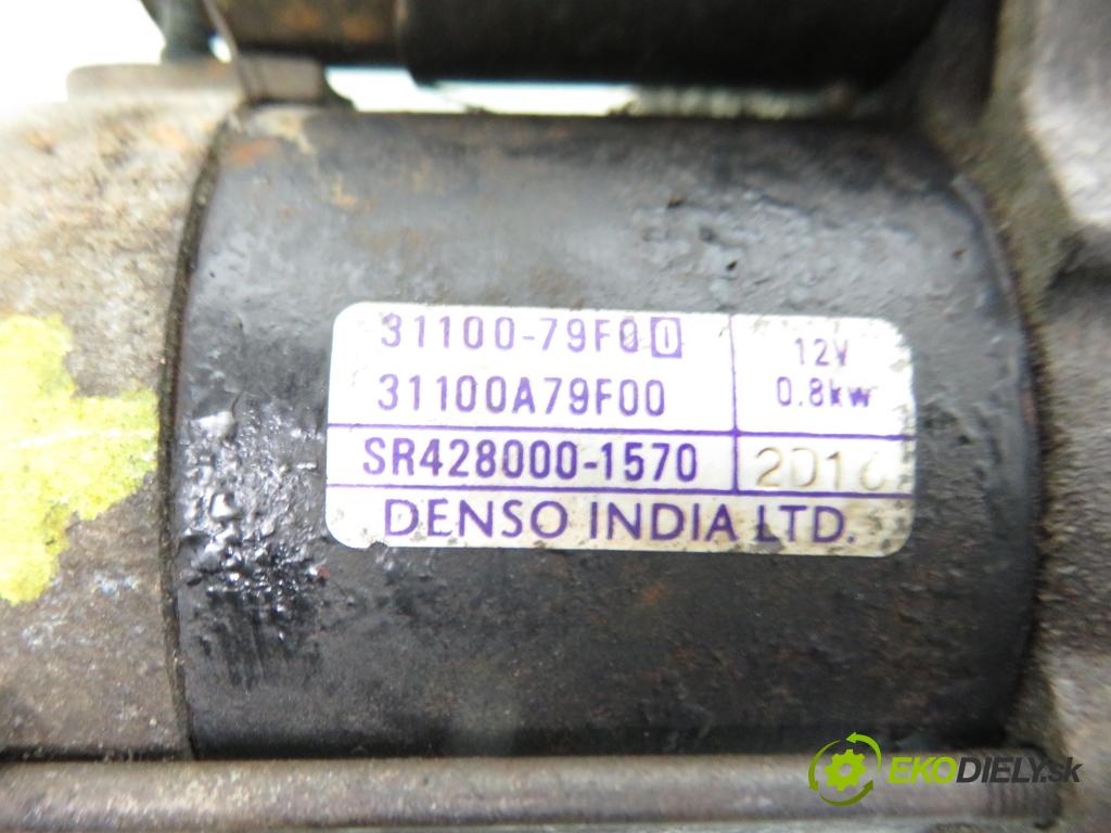 SUZUKI ALTO (FF) HB 2003 46,00 1.1 (RF410) - F10D 1061,00 Štartér 3110079F00 ; 31100A79F00 ; SR4280001570 (Štartéry)