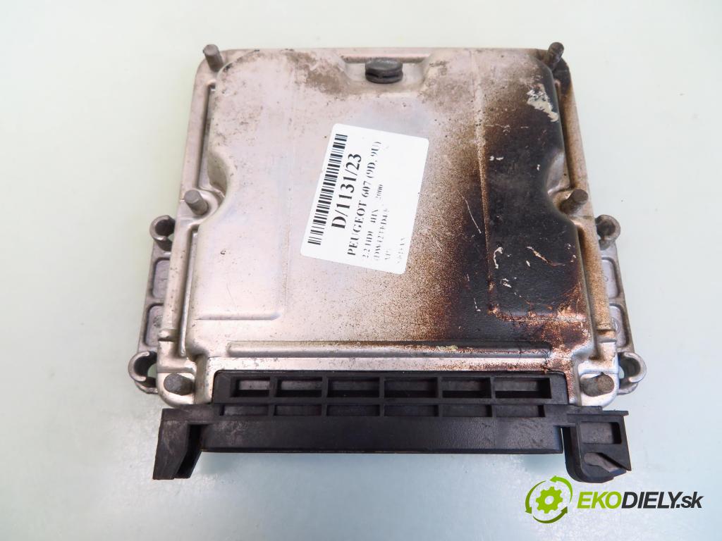 PEUGEOT 607 (9D, 9U) SEDAN 2000 98,00 2.2 HDI - 4HX (DW12TED4/FAP) 2179,00 Riadiaca jednotka Motor 0281010567 ; 9641188180