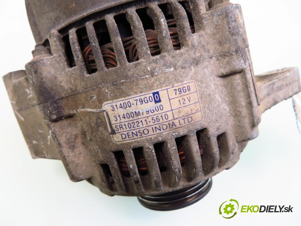 SUZUKI ALTO (FF) HB 2003 46,00 1.1 (RF410) - F10D 1061,00 Alternátor 3140079G00 ; 31400M79G00 ; SR1022115610 (Alternátory)