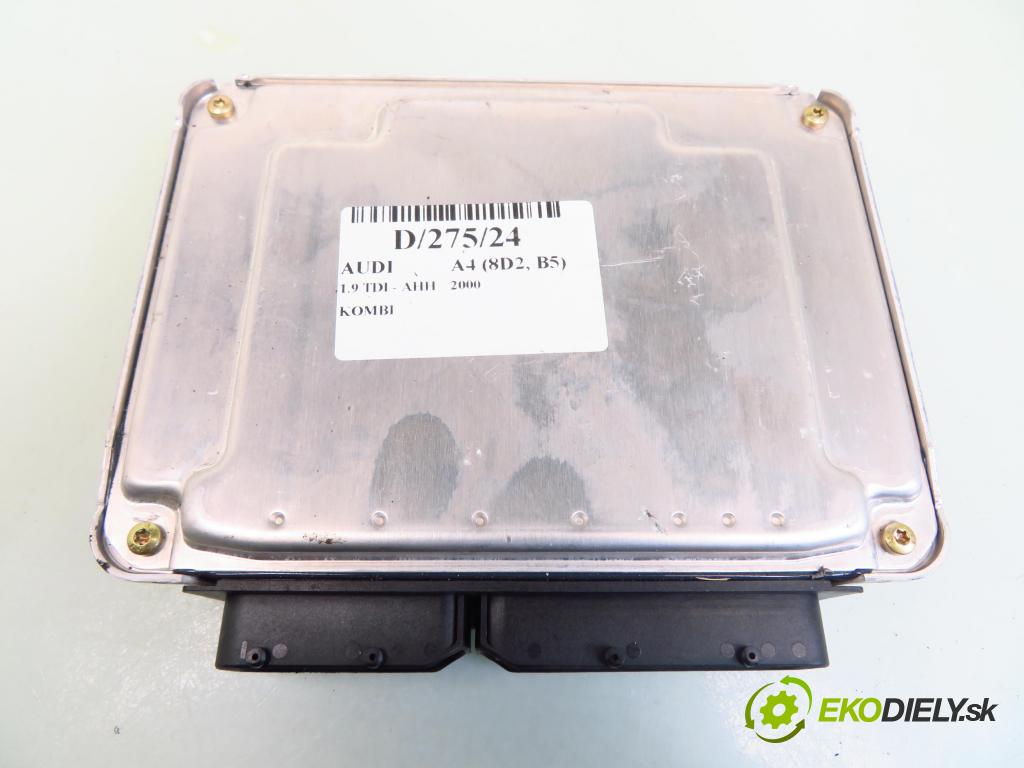 AUDI A4 (8D2, B5) KOMBI 2000 66,00 1.9 TDI 90 - AHH 1896,00 Riadiaca jednotka Motor 038906012AJ ; 0281010202