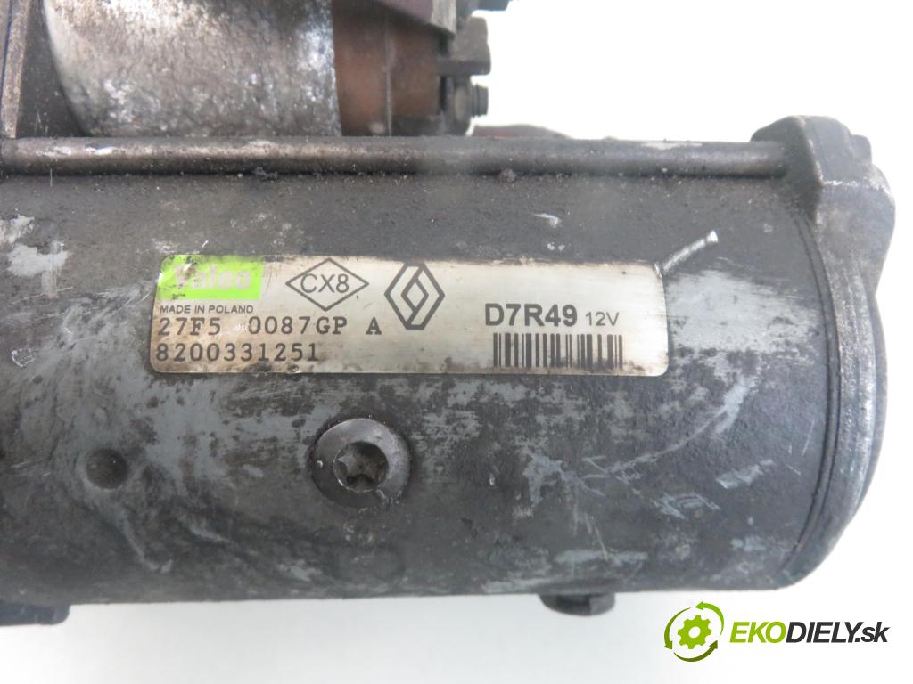 RENAULT SCENIC II (JM0/1_) MINIVAN 2005 96,00 1.9 dCi (JM15) - F9Q 804 1870,00 Štartér 8200331251 ; 27F50087GP (Štartéry)